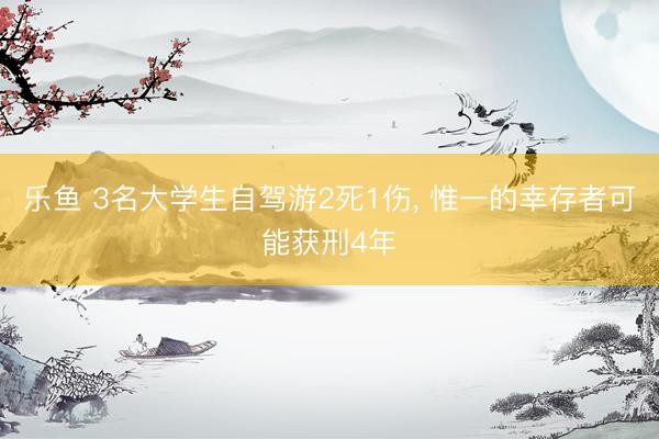 乐鱼 3名大学生自驾游2死1伤, 惟一的幸存者可能获刑4年